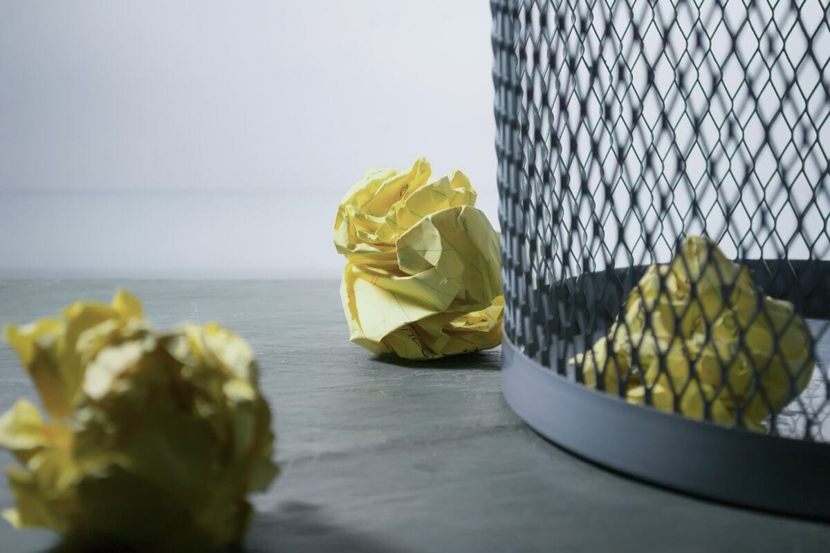 Gelöschte Daten laden zuerst im Papierkorb