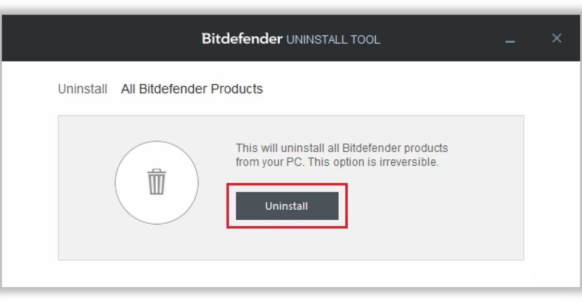 Zur Sicherheit: Bitdefender Internet Security deinstallieren