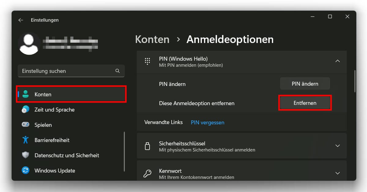 So lässt sich dauerhaft dein Windows 11 PIN deaktivieren