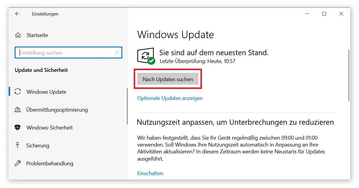 Durch ein Update die Windows 10 Suche reparieren