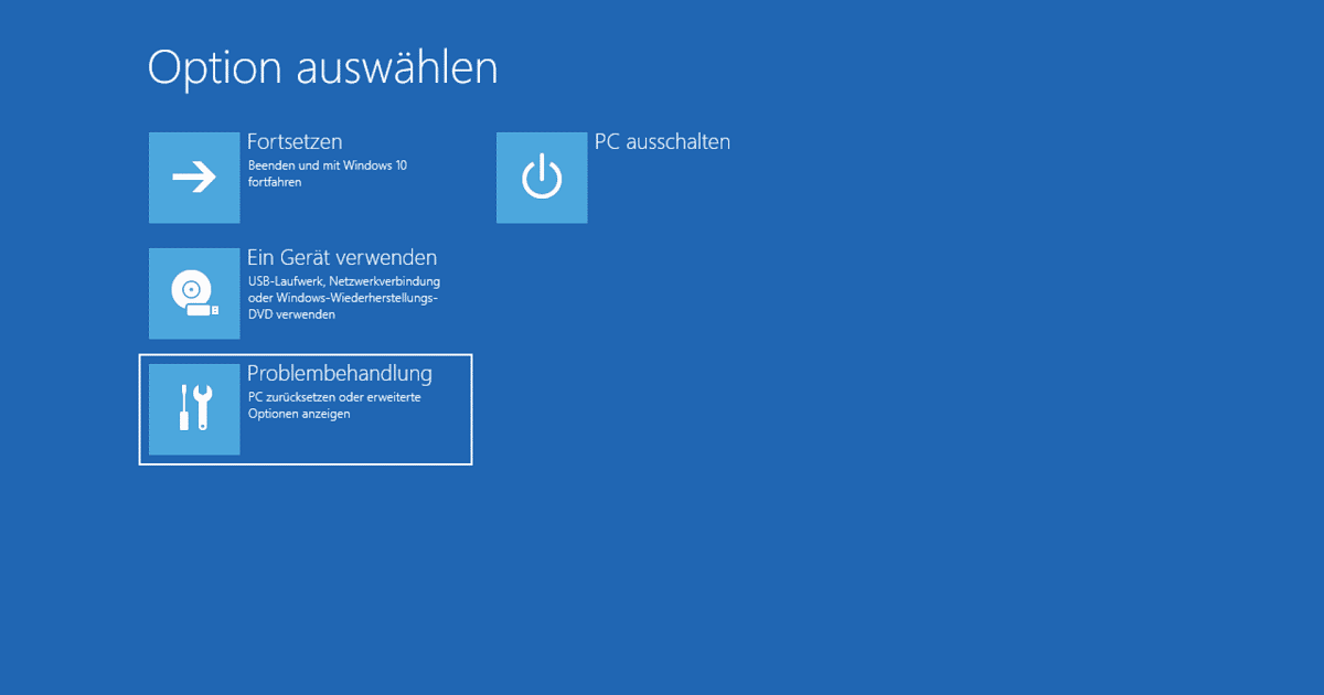 Hast du dein Windows Passwort vergessen, kannst du deinen PC zurücksetzen