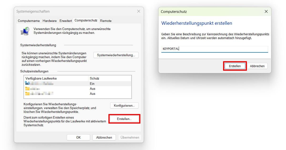 Wiederherstellung als Windows 11 Reparatur Tool