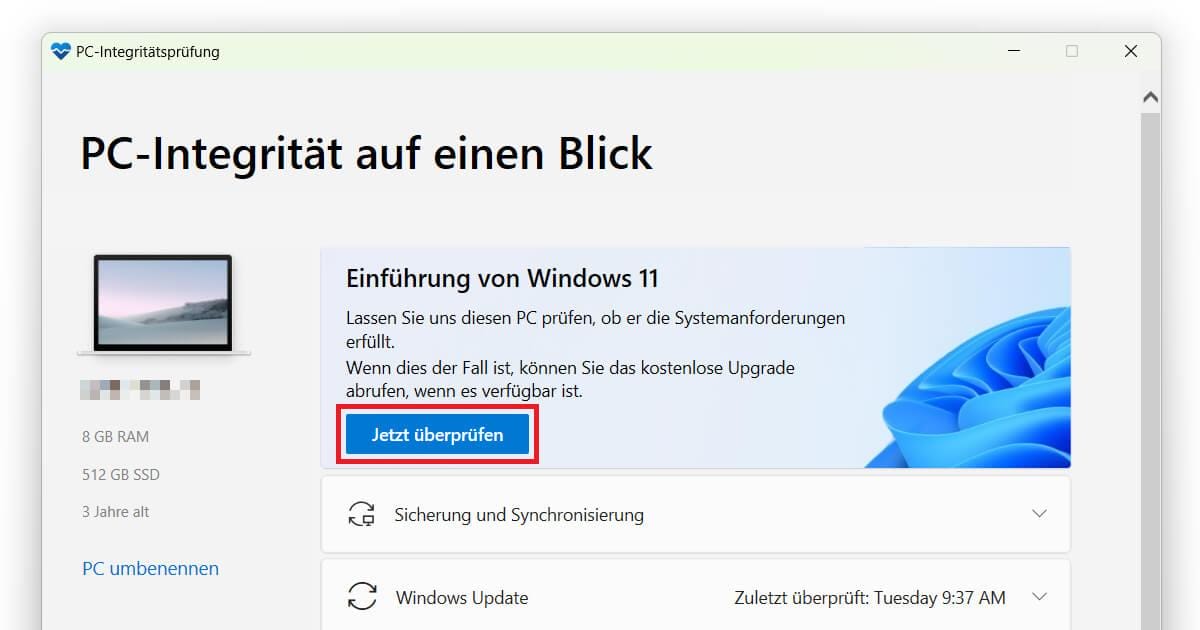 Mit diesem Tool deine Windows 11 Kompatibilität prüfen