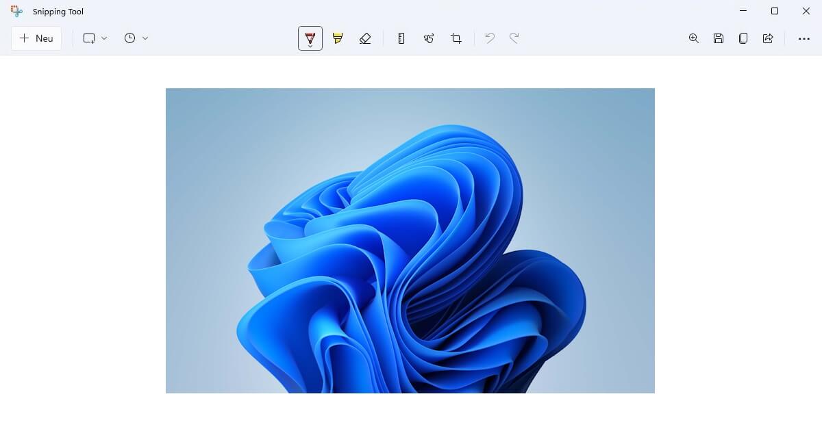 Mit dem Snippet Tool von Windows 11 Screenshots machen